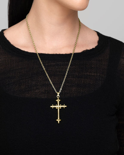 LITANY Necklace-Pendant Necklace- Gold - - Ask & Embla