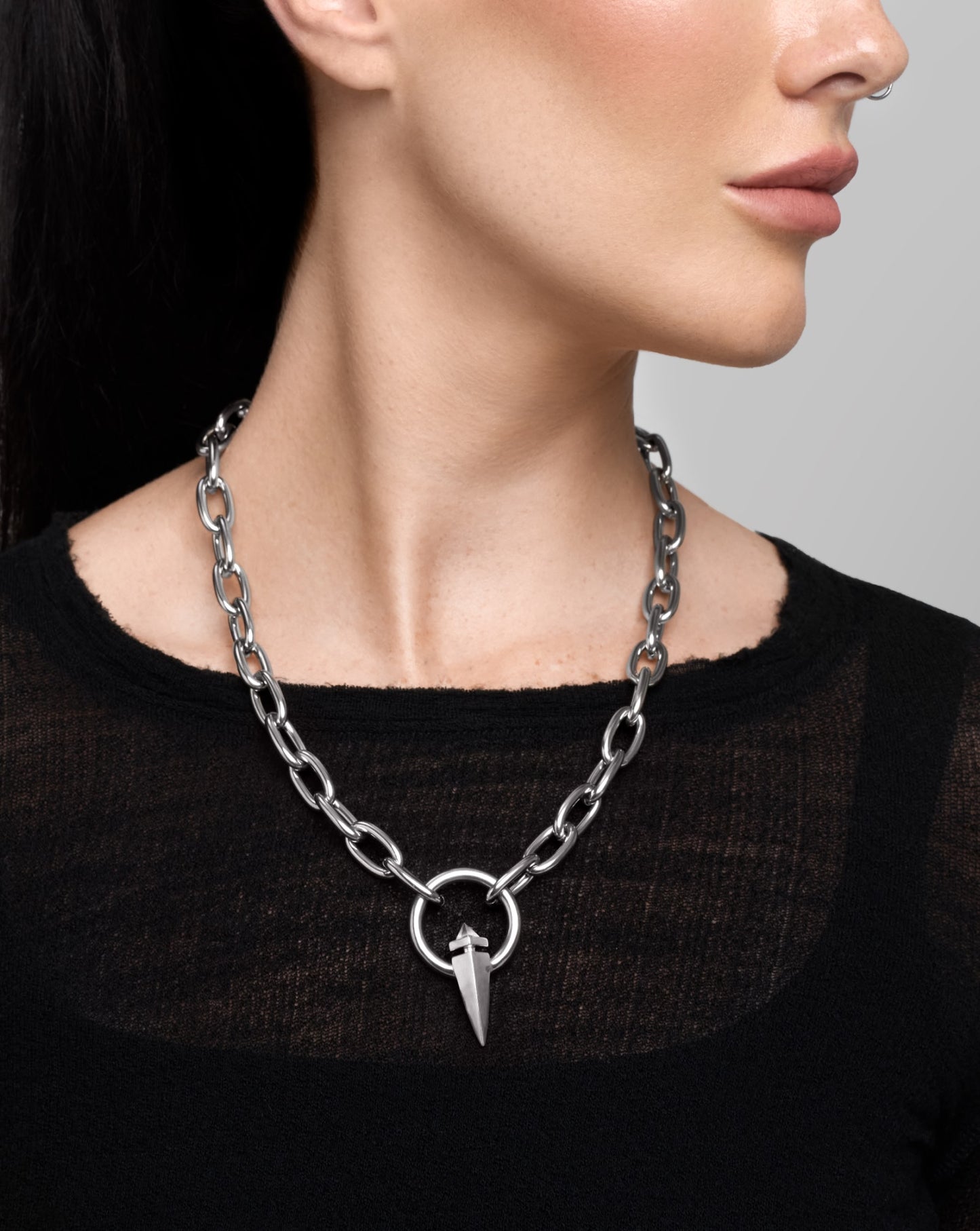 Aether Necklace-Pendant Necklace- Silver - - Ask & Embla