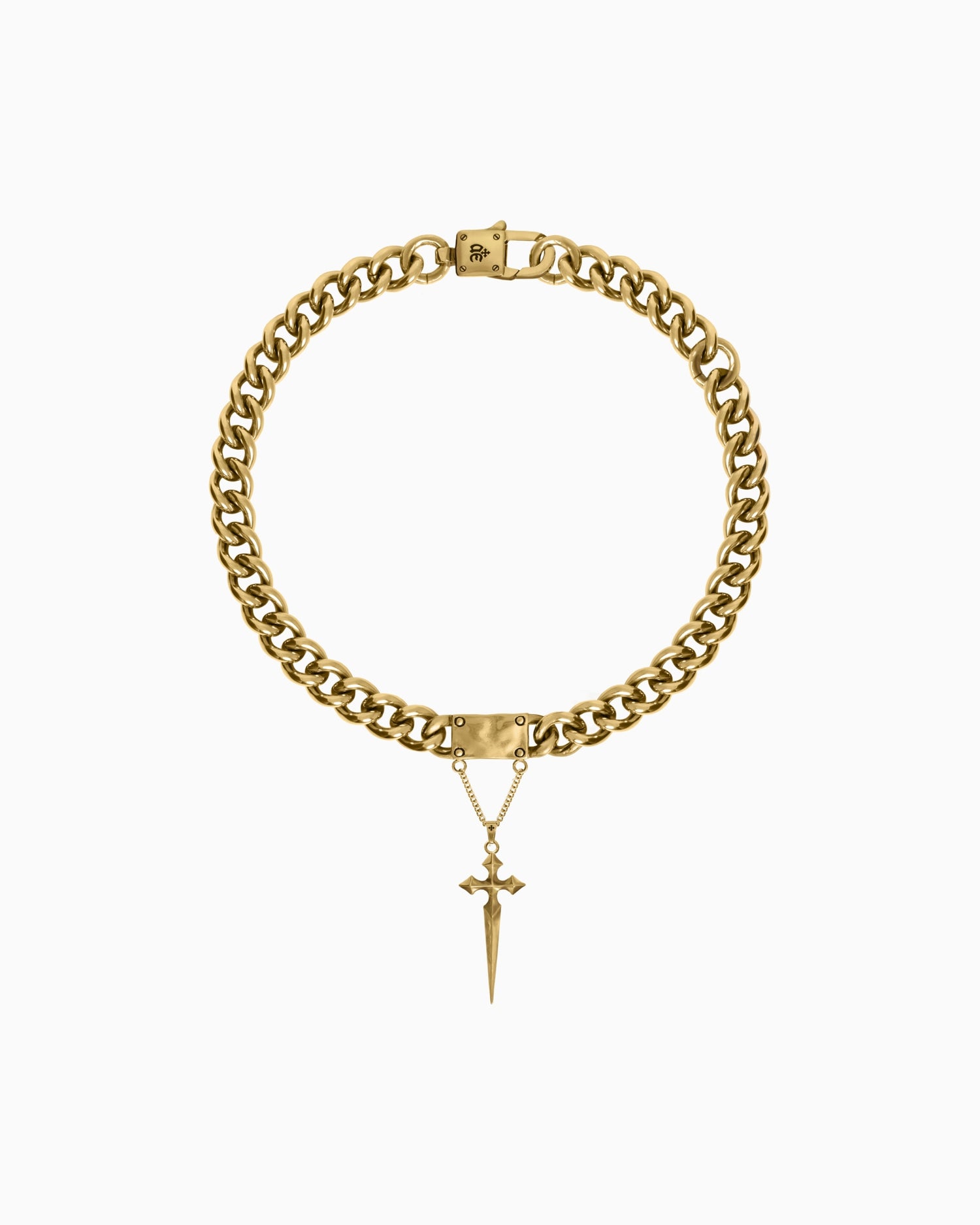 Vigil Necklace-Pendant Necklaces- Gold - Medium - Ask & Embla