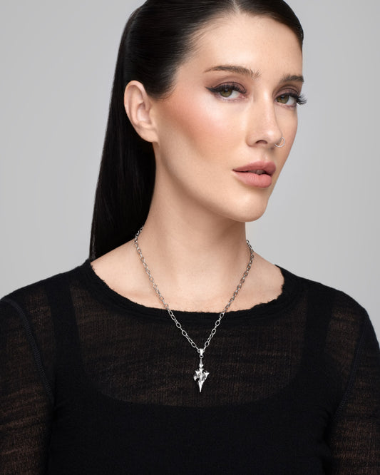 AELEGORIA Necklace-Pendant Necklace- Silver - - Ask & Embla