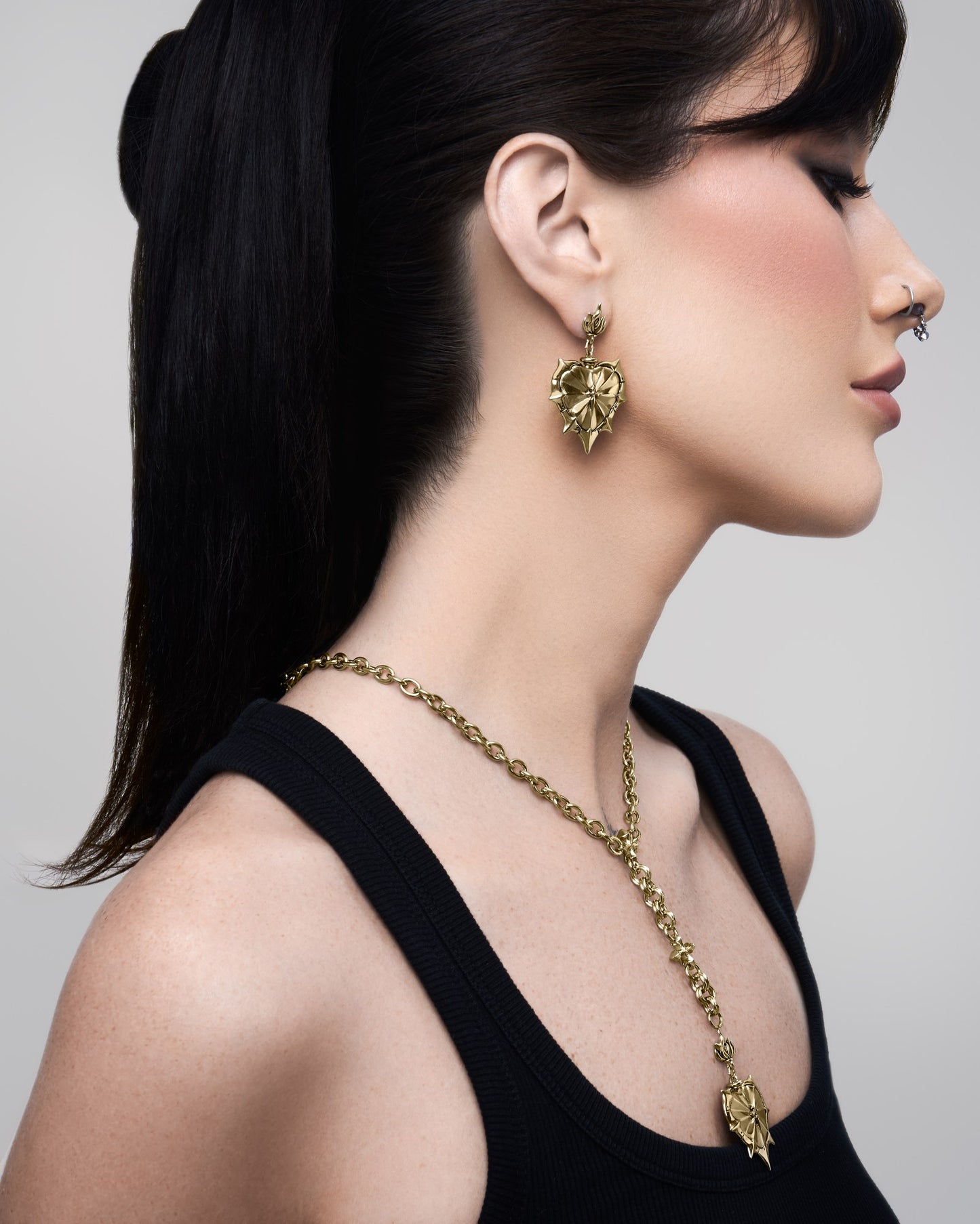 THE SACRILEGE Necklace-Pendant Necklace- Silver - - Ask & Embla