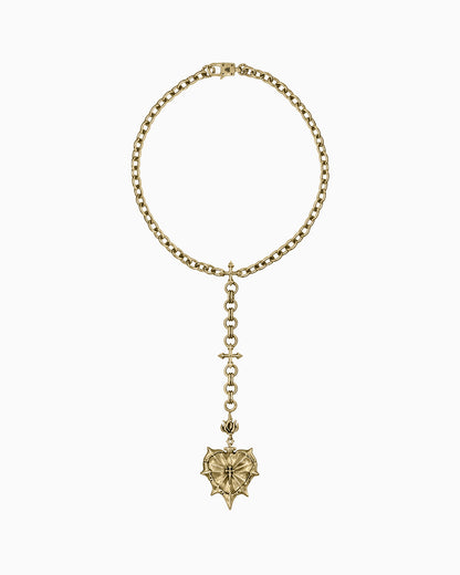 THE SACRILEGE Necklace-Pendant Necklace- Gold - - Ask & Embla