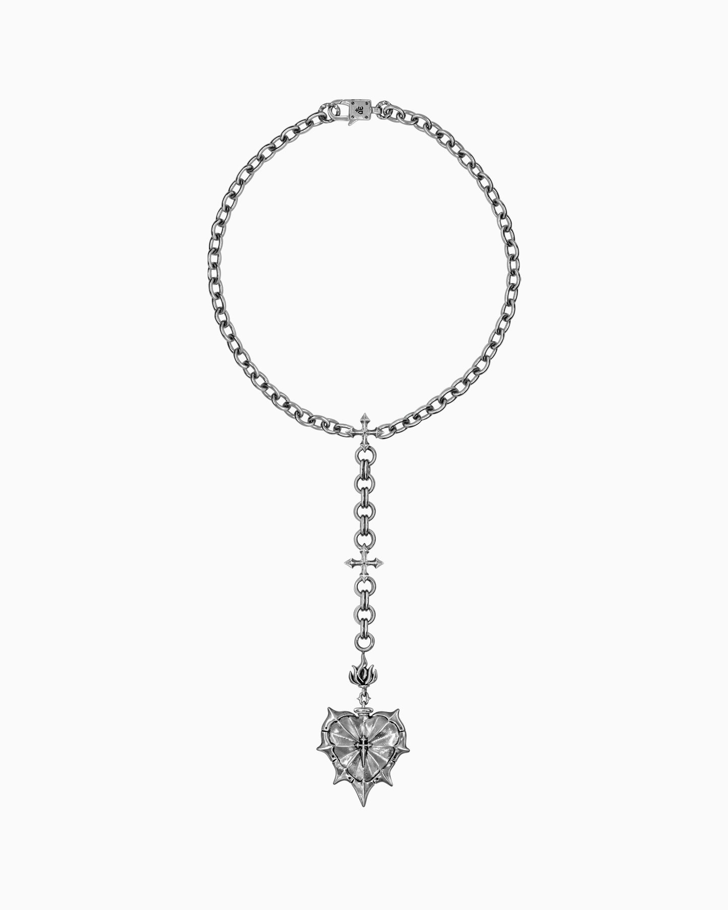 THE SACRILEGE Necklace-Pendant Necklace- Silver - - Ask & Embla