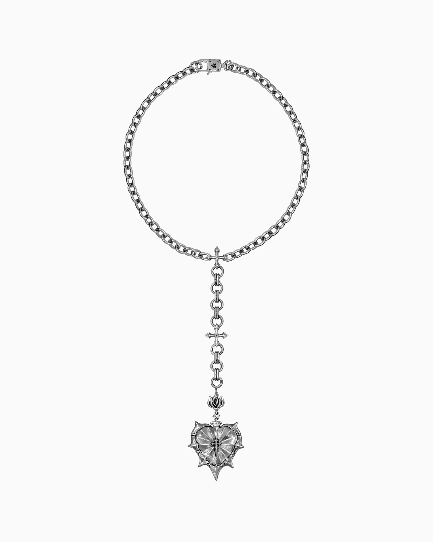 THE SACRILEGE Necklace-Pendant Necklace- Silver - - Ask & Embla