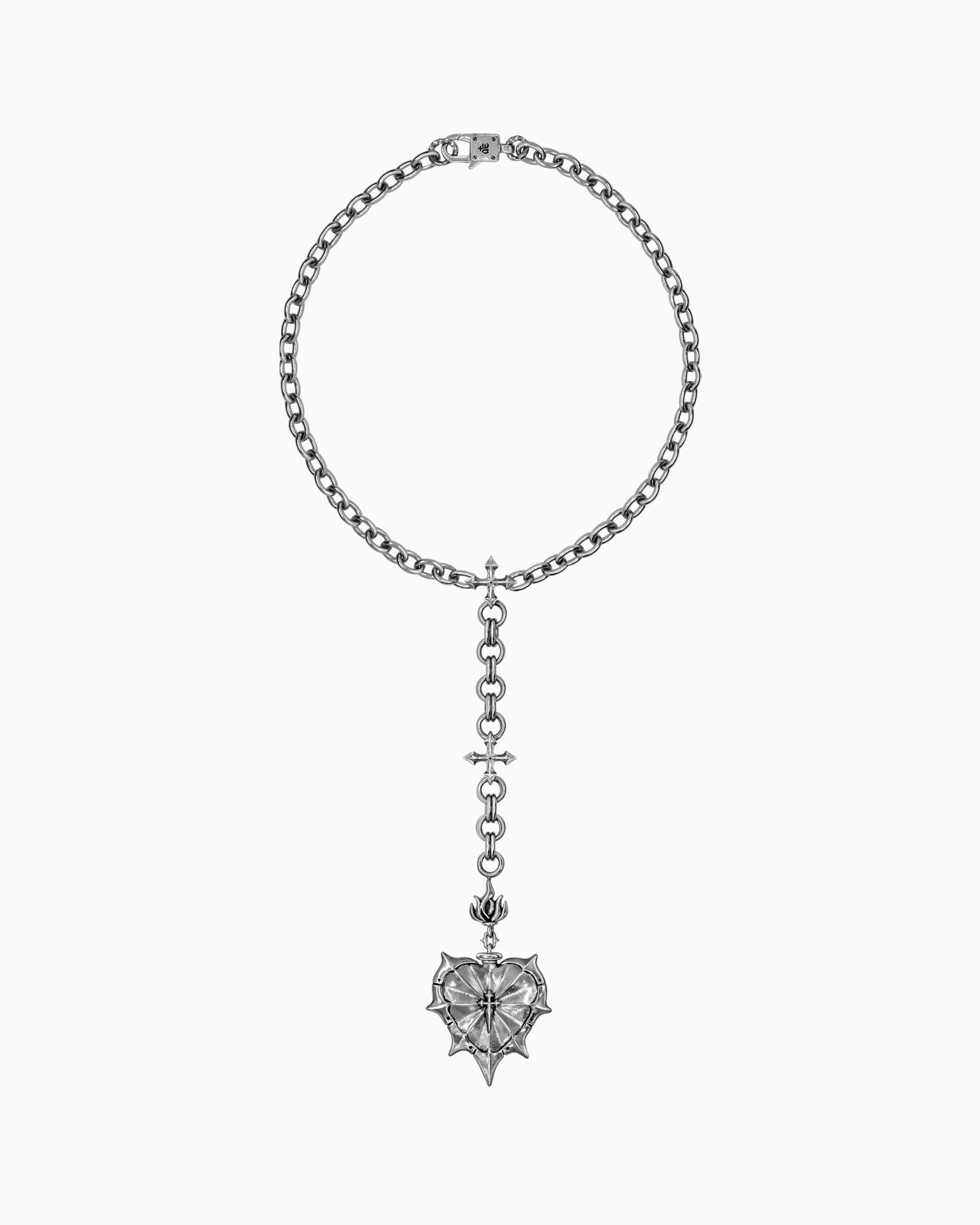 THE SACRILEGE Necklace-Pendant Necklace- Silver - - Ask & Embla