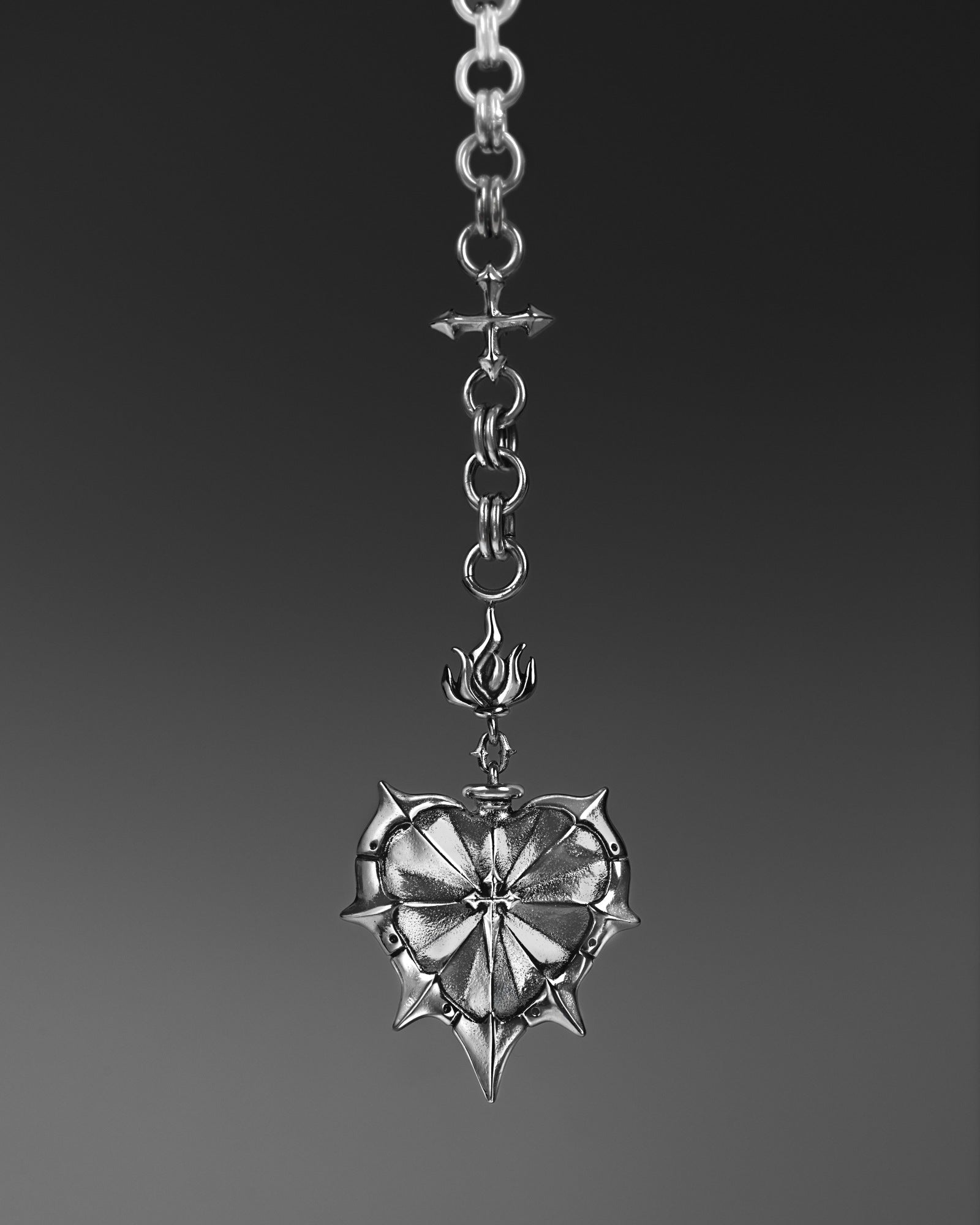 THE SACRILEGE Necklace-Pendant Necklace- Silver - - Ask & Embla