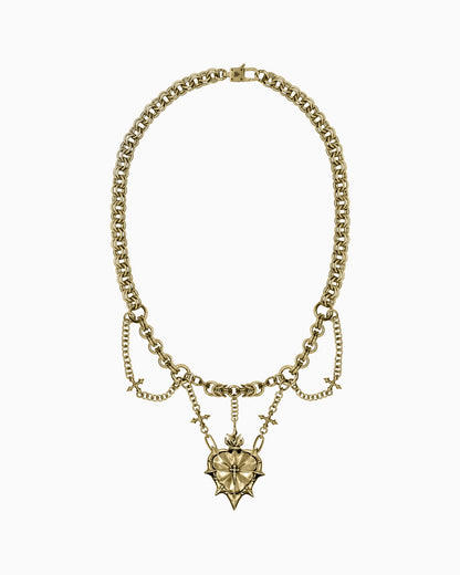 THE SACRILEGE ECCLESIA Necklace-Pendant Necklace- Gold - - Ask & Embla