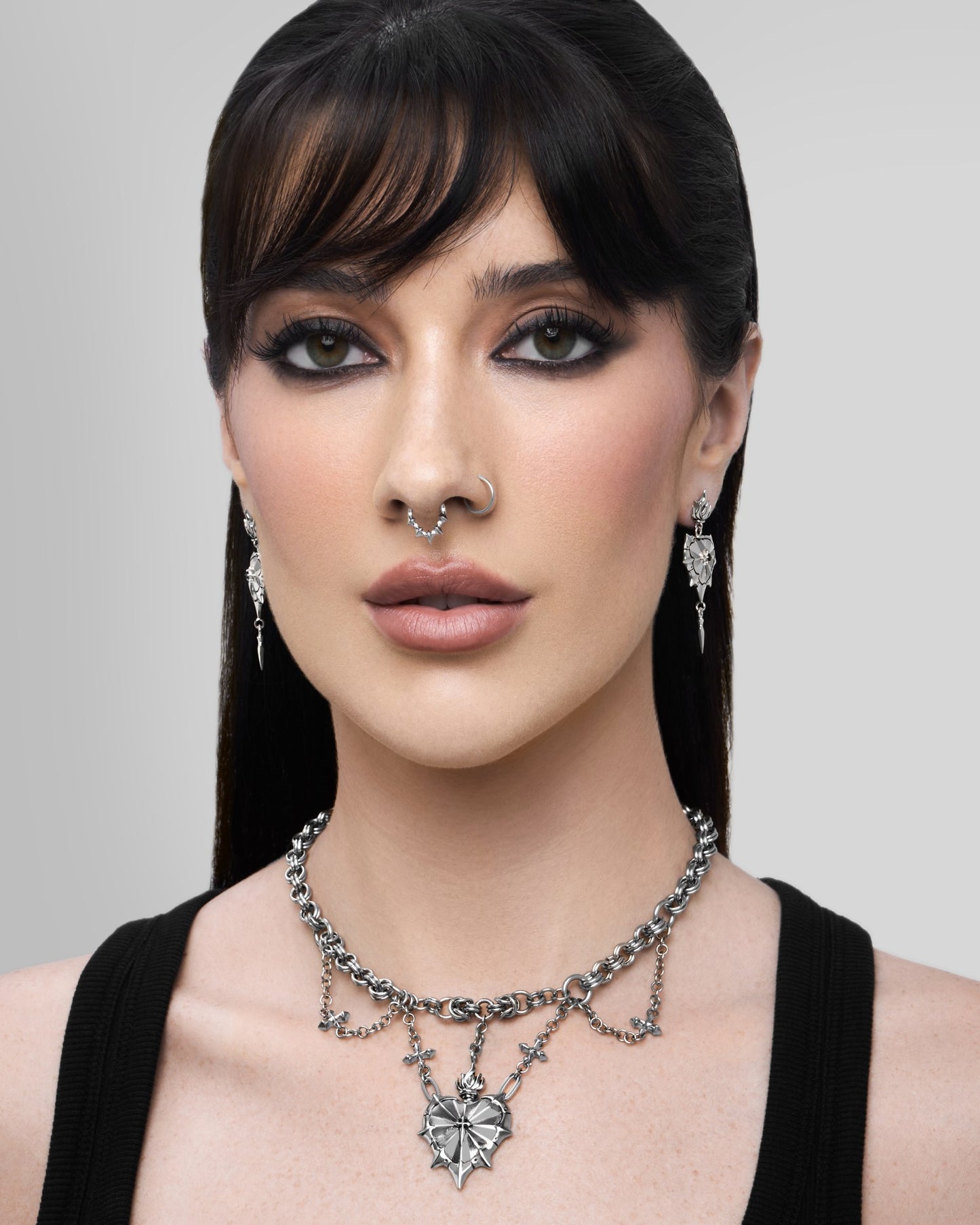 THE SACRILEGE ECCLESIA Necklace-Pendant Necklace- Silver - - Ask & Embla