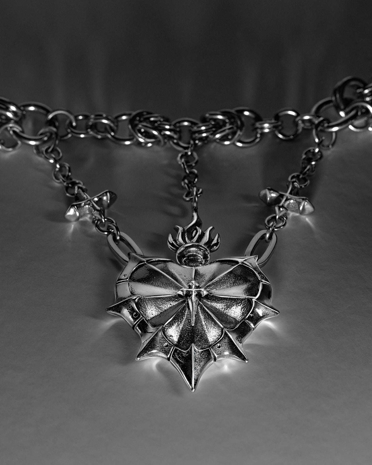 THE SACRILEGE ECCLESIA Necklace-Pendant Necklace- Silver - - Ask & Embla