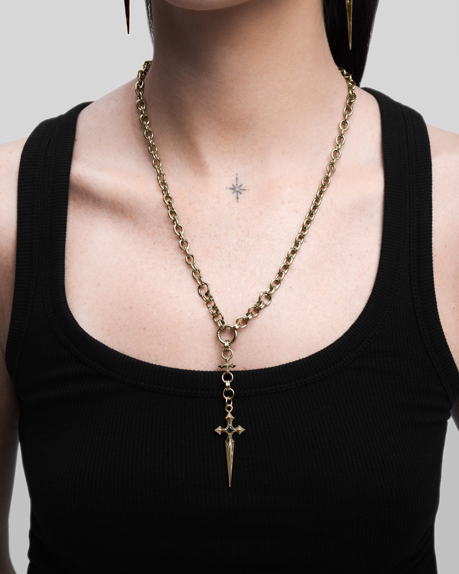 Illyria Necklace-Pendant Necklace- Silver - - Ask & Embla