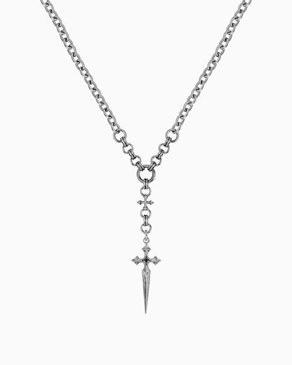 Illyria Necklace-Pendant Necklace- Silver - - Ask & Embla