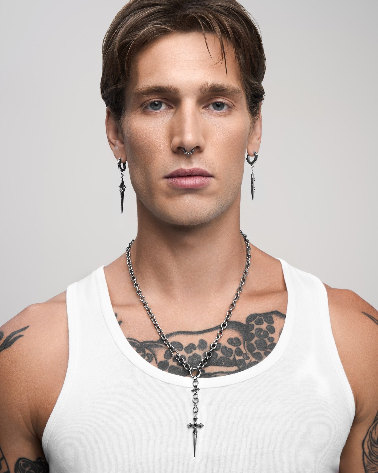 Illyria Necklace-Pendant Necklace- Silver - - Ask & Embla