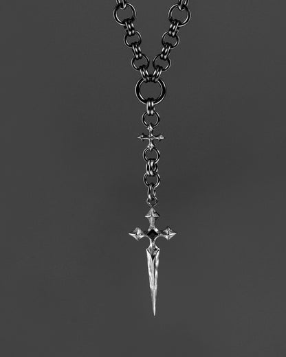 Illyria Necklace-Pendant Necklace- Silver - - Ask & Embla