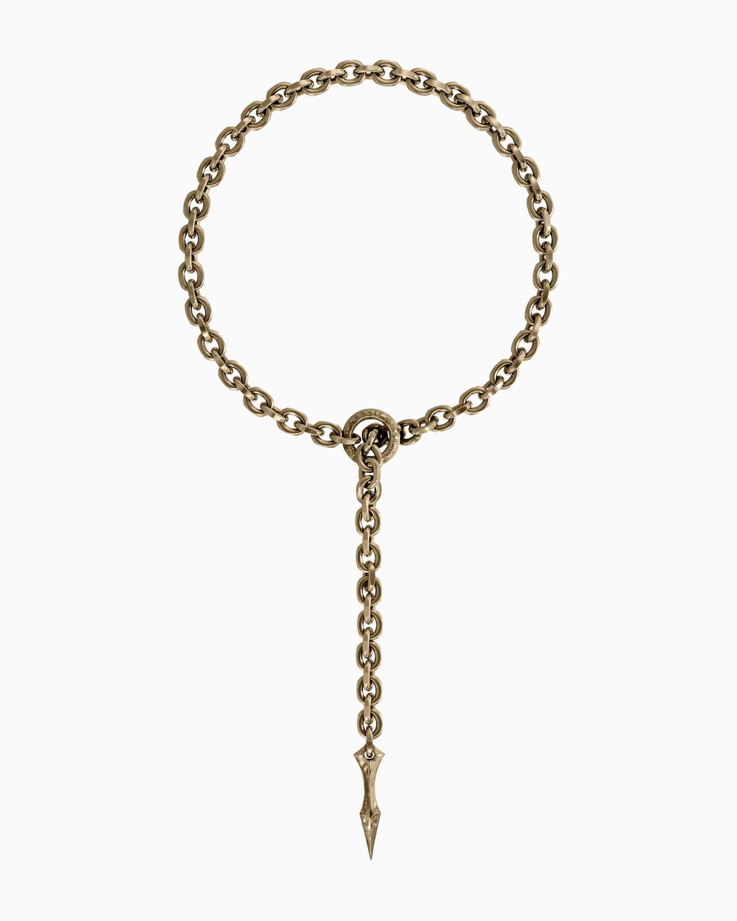 ABSIT OMEN Amulet Necklace-Pendant Necklace- Silver - - Ask & Embla