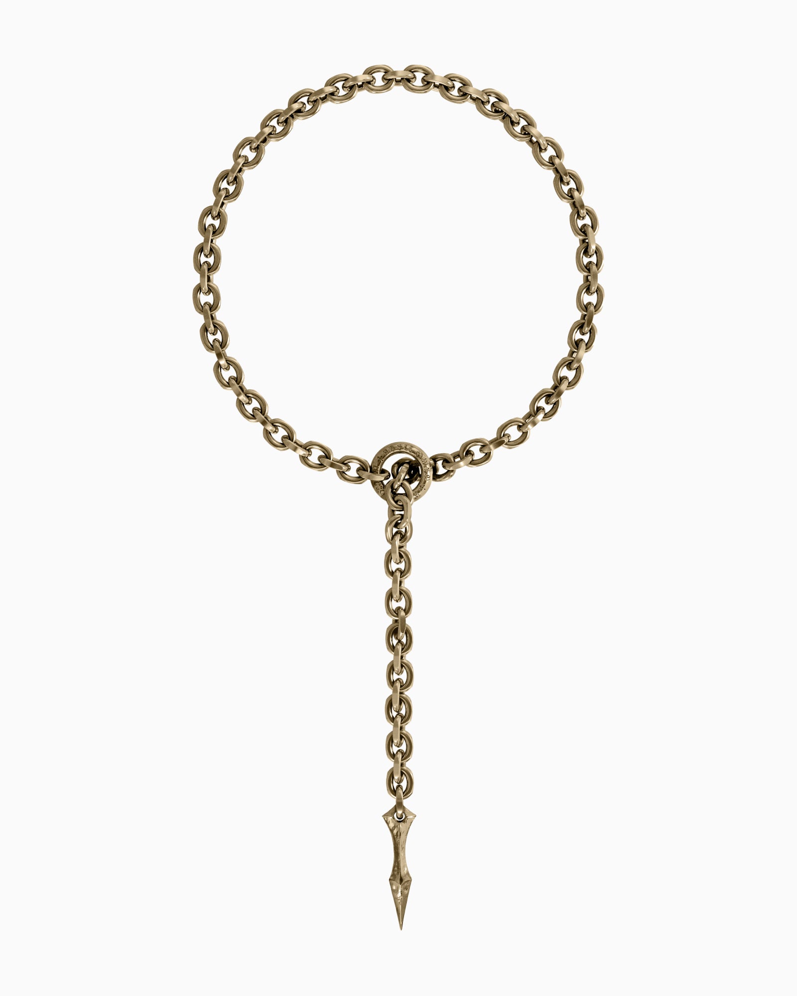 ABSIT OMEN Amulet Necklace-Pendant Necklace- Silver - - Ask & Embla