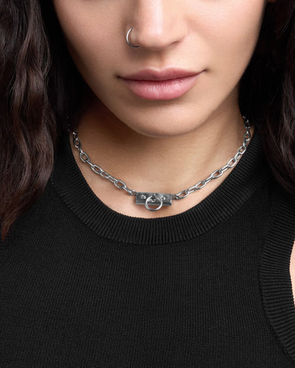 Portal Necklace-Pendant Necklace- Silver - Small - Ask & Embla