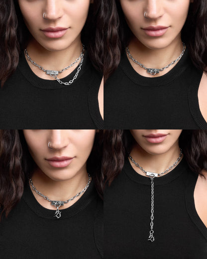 Portal Necklace-Pendant Necklace- Silver - Small - Ask & Embla