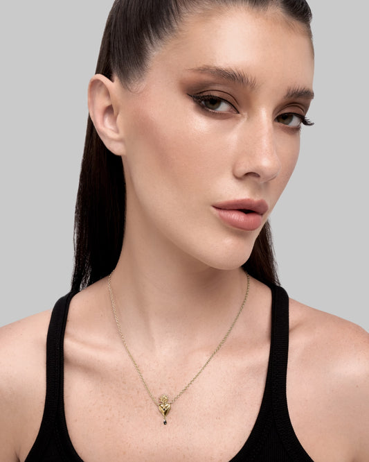 The Sacrament Eternal Necklace - 925 Silver-Pendant Necklaces- Gold - - Ask & Embla