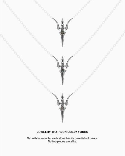 Valkyrie necklace-Pendant Necklaces- Gold - - Ask & Embla