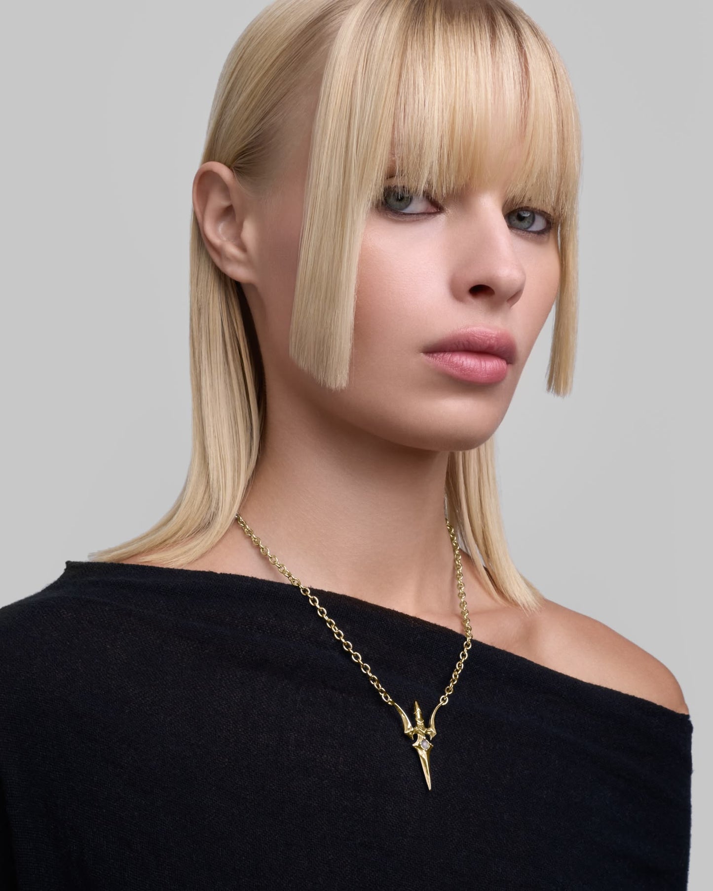 Valkyrie necklace-Pendant Necklaces- Gold - - Ask & Embla