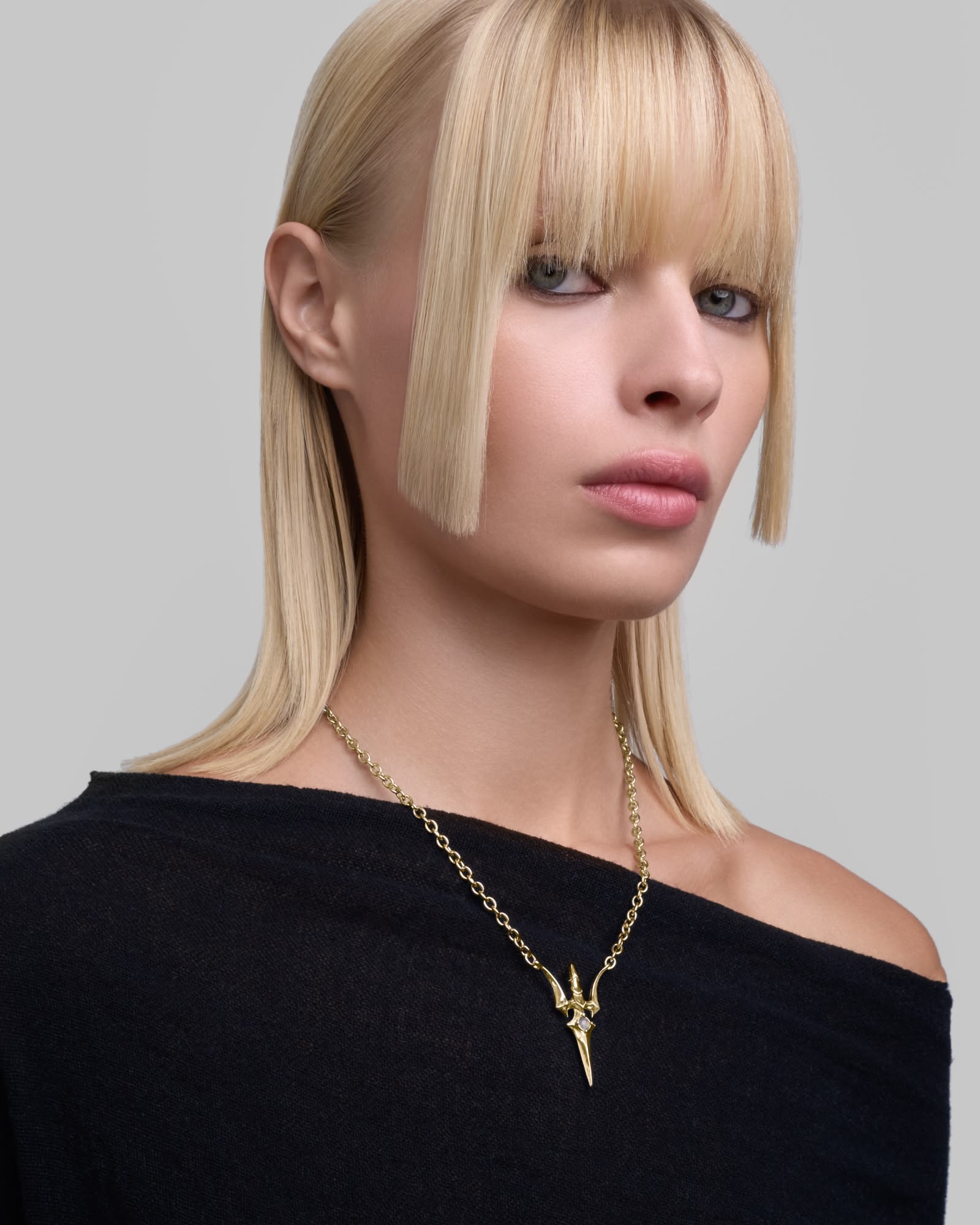 Valkyrie necklace-Pendant Necklaces- Gold - - Ask & Embla