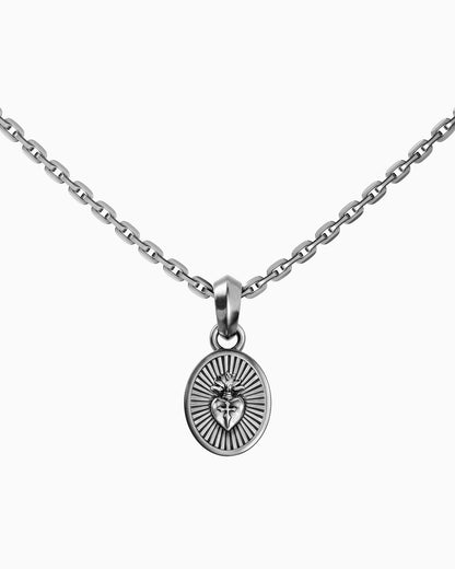 The Sacrament pendant necklace-Pendant Necklaces- Silver - - Ask & Embla