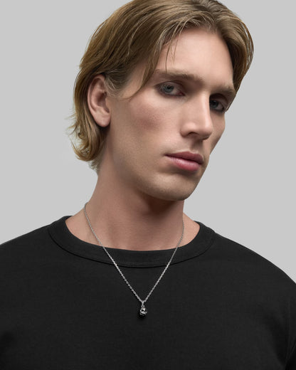 Cranium pendant necklace