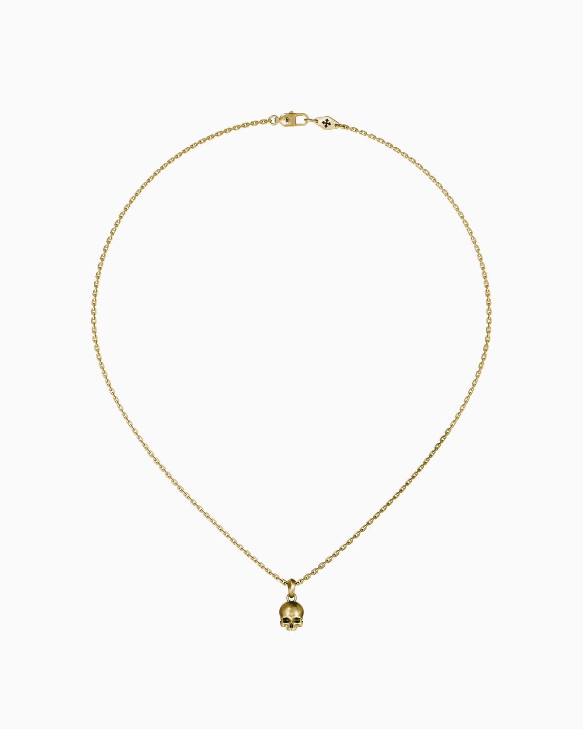 Cranium pendant necklace
