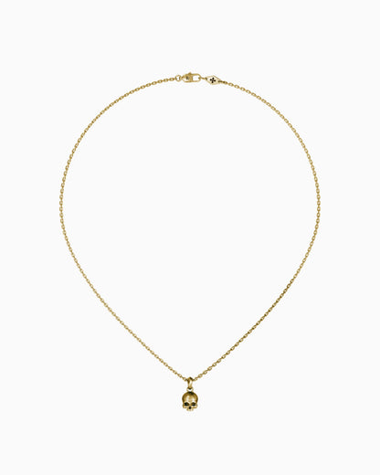 Cranium pendant necklace