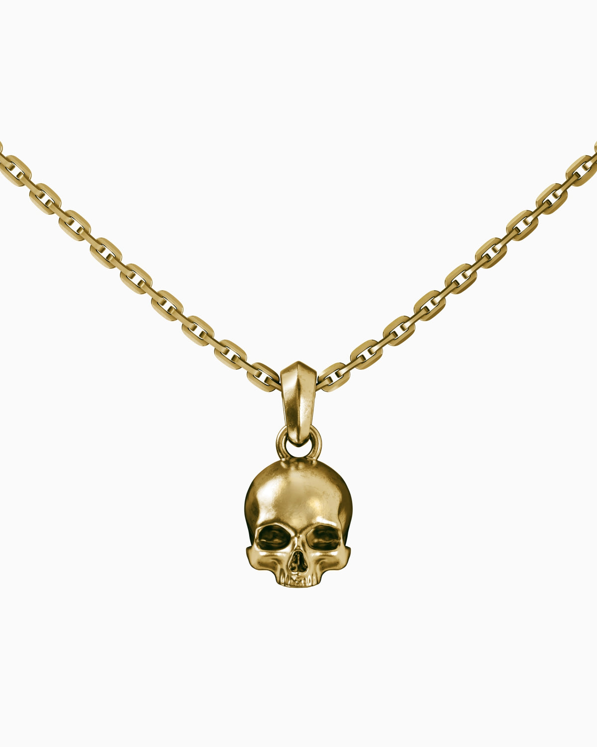 Cranium pendant necklace