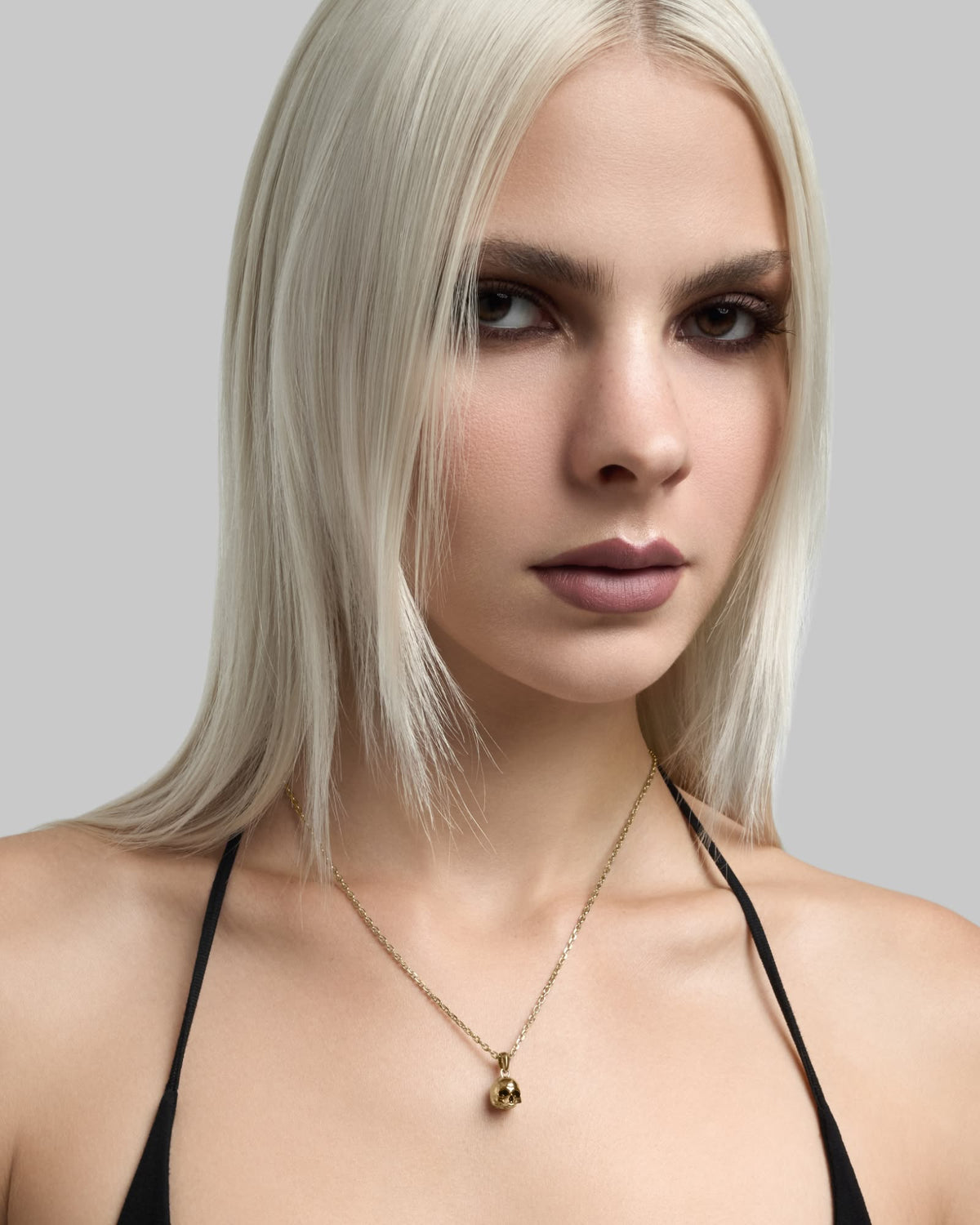 Cranium pendant necklace