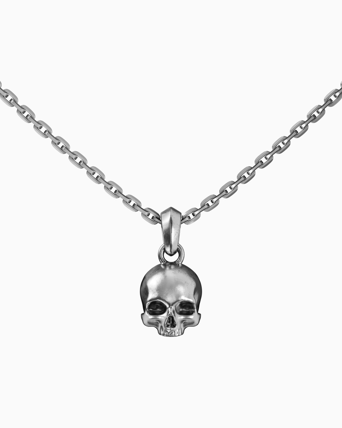 Cranium pendant necklace