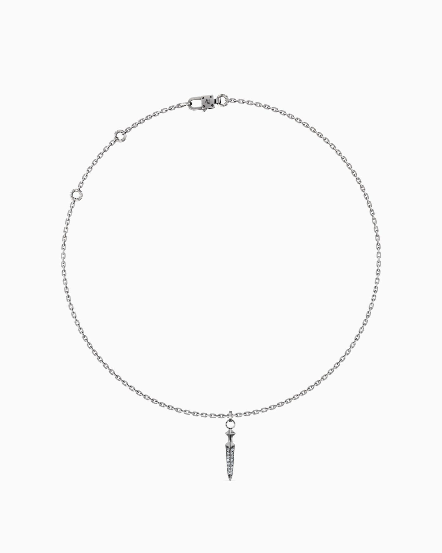 Synth necklace - 925 silver and Saberblade charm bundle-Chain Necklaces- - - Ask & Embla