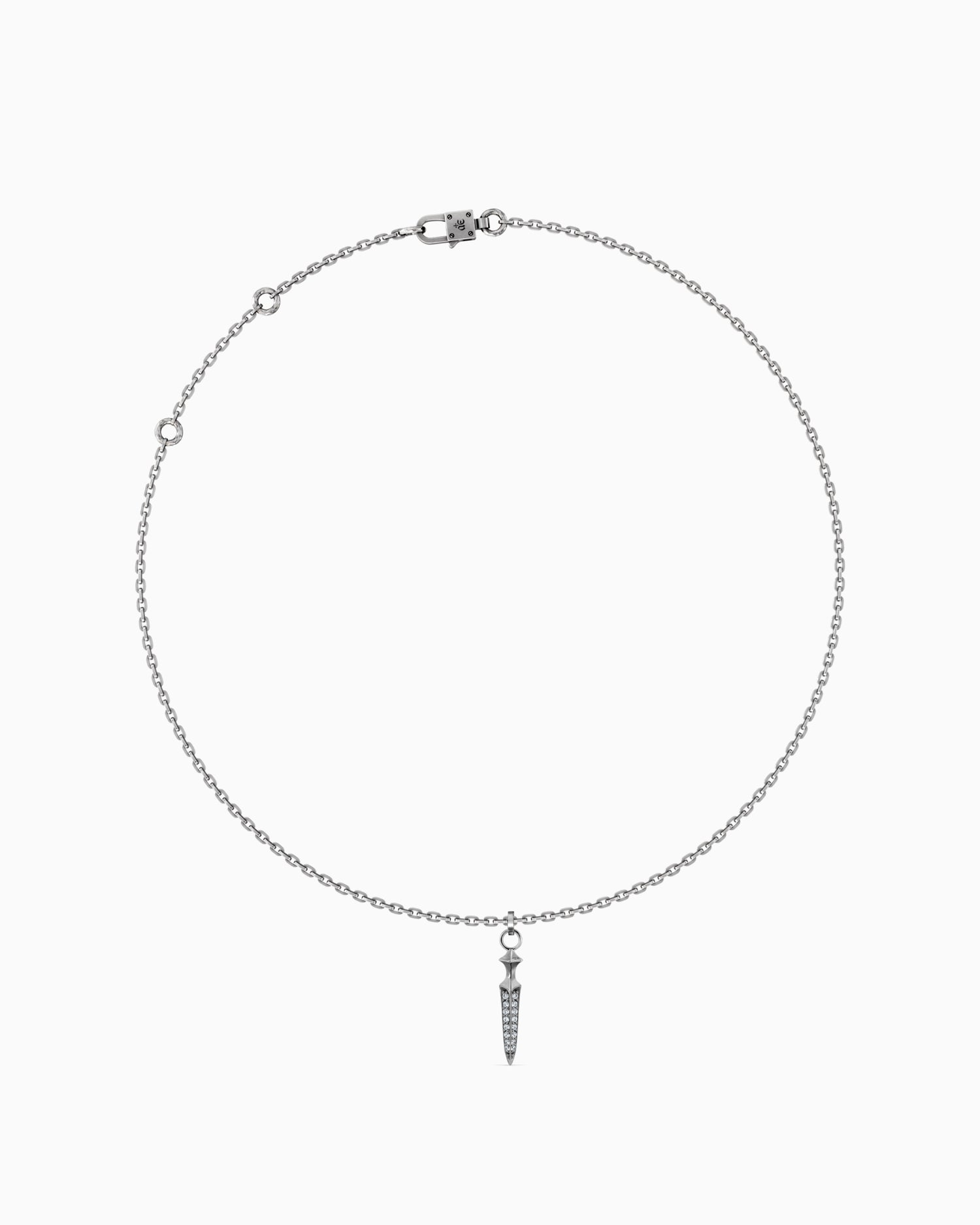 Synth necklace - 925 silver and Saberblade charm bundle-Chain Necklaces- - - Ask & Embla