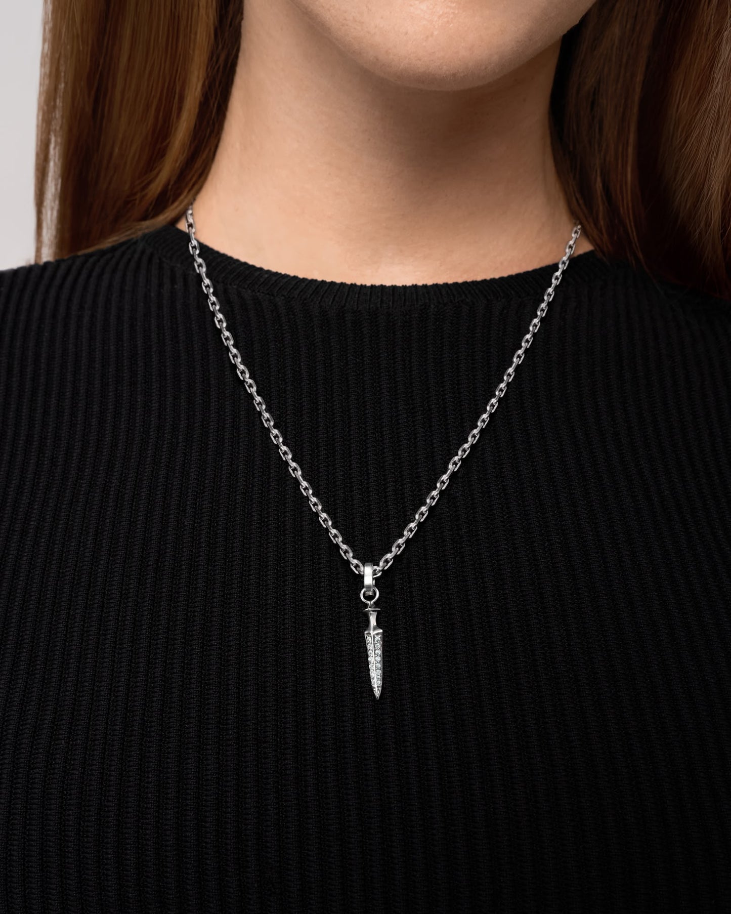 Synth necklace - 925 silver and Saberblade charm bundle-Chain Necklaces- - - Ask & Embla