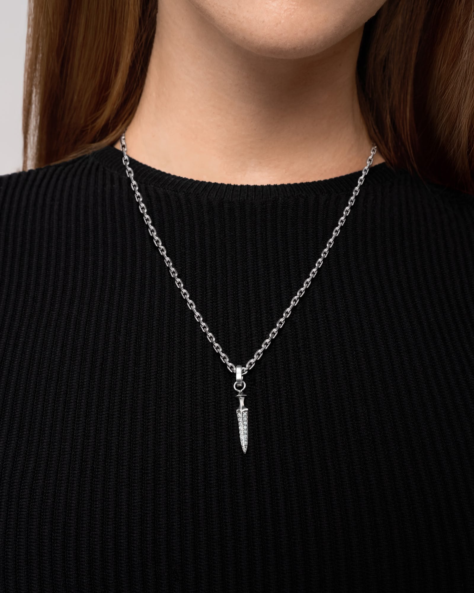Synth necklace - 925 silver and Saberblade charm bundle-Chain Necklaces- - - Ask & Embla