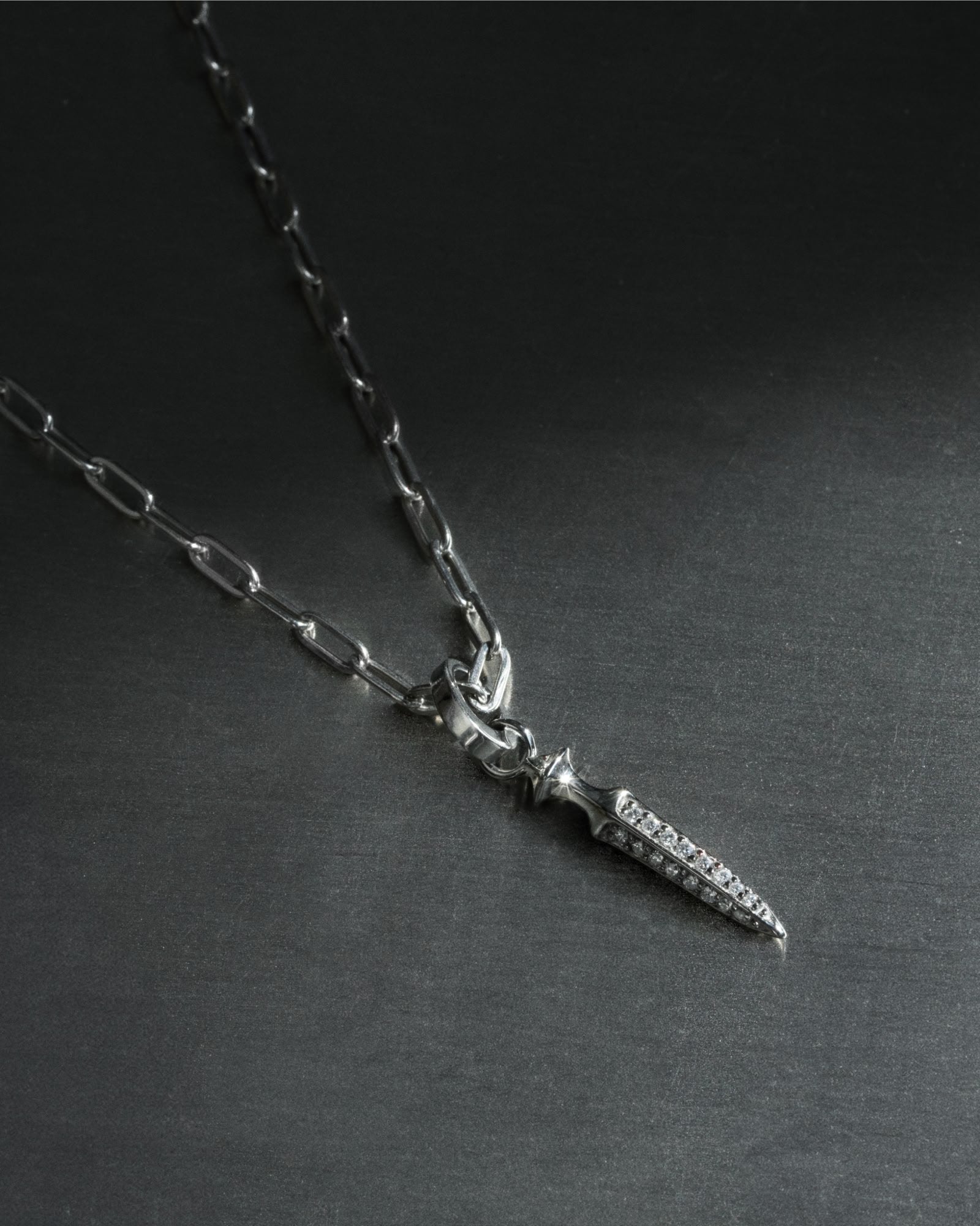 Synth necklace - 925 silver and Saberblade charm bundle-Chain Necklaces- - - Ask & Embla