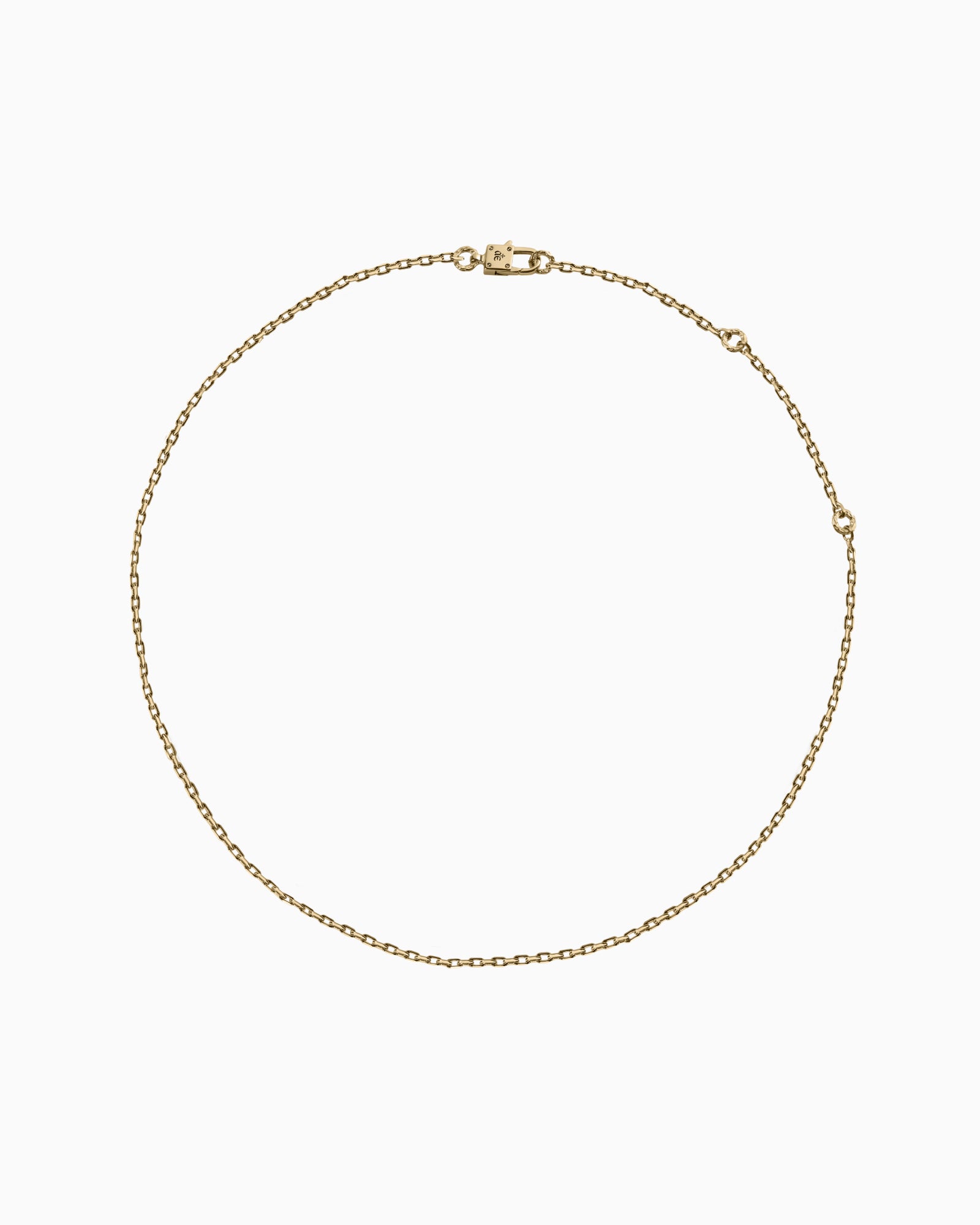 Synth Necklace – 925 Silver-Chain Necklace- Gold - Small - Ask & Embla