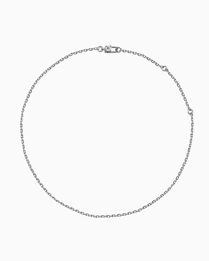 Synth Necklace – 925 Silver-Chain Necklace- Silver - 55 CM - Ask & Embla