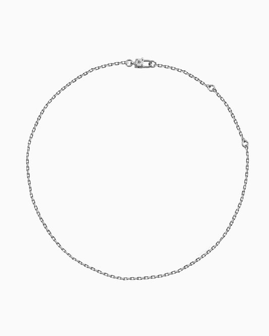 Synth Necklace – 925 Silver-Chain Necklace- Silver - 55 CM - Ask & Embla