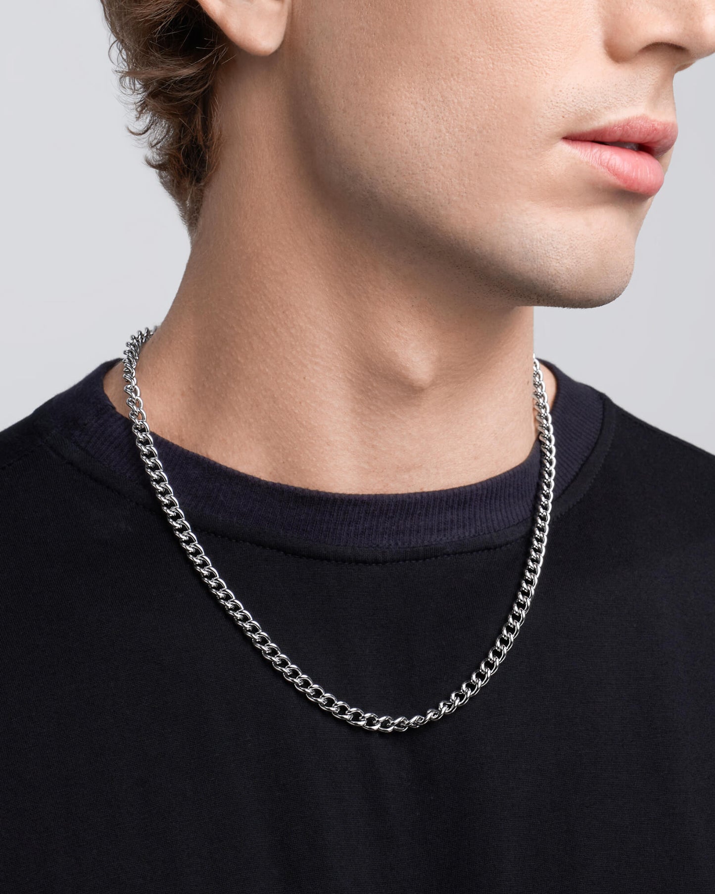 Synthesis Chain Necklace-Chain Necklace- Silver - - Ask & Embla