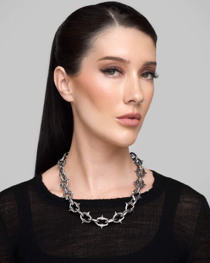 UNHOLY GRAIL Necklace-Chain Necklace- Silver - Medium - Ask & Embla