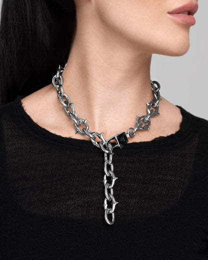 UNHOLY GRAIL Necklace-Chain Necklace- Silver - Medium - Ask & Embla