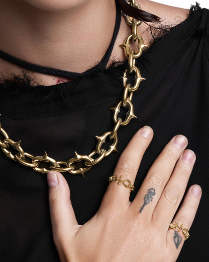 UNHOLY GRAIL Necklace-Chain Necklace- Silver - Medium - Ask & Embla