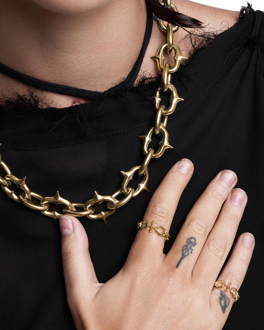 UNHOLY GRAIL Necklace-Chain Necklace- Silver - Medium - Ask & Embla