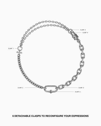 Continuum necklace-Chain Necklaces- Silver - - Ask & Embla