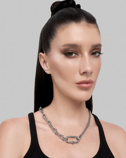 Continuum necklace-Chain Necklaces- Silver - - Ask & Embla