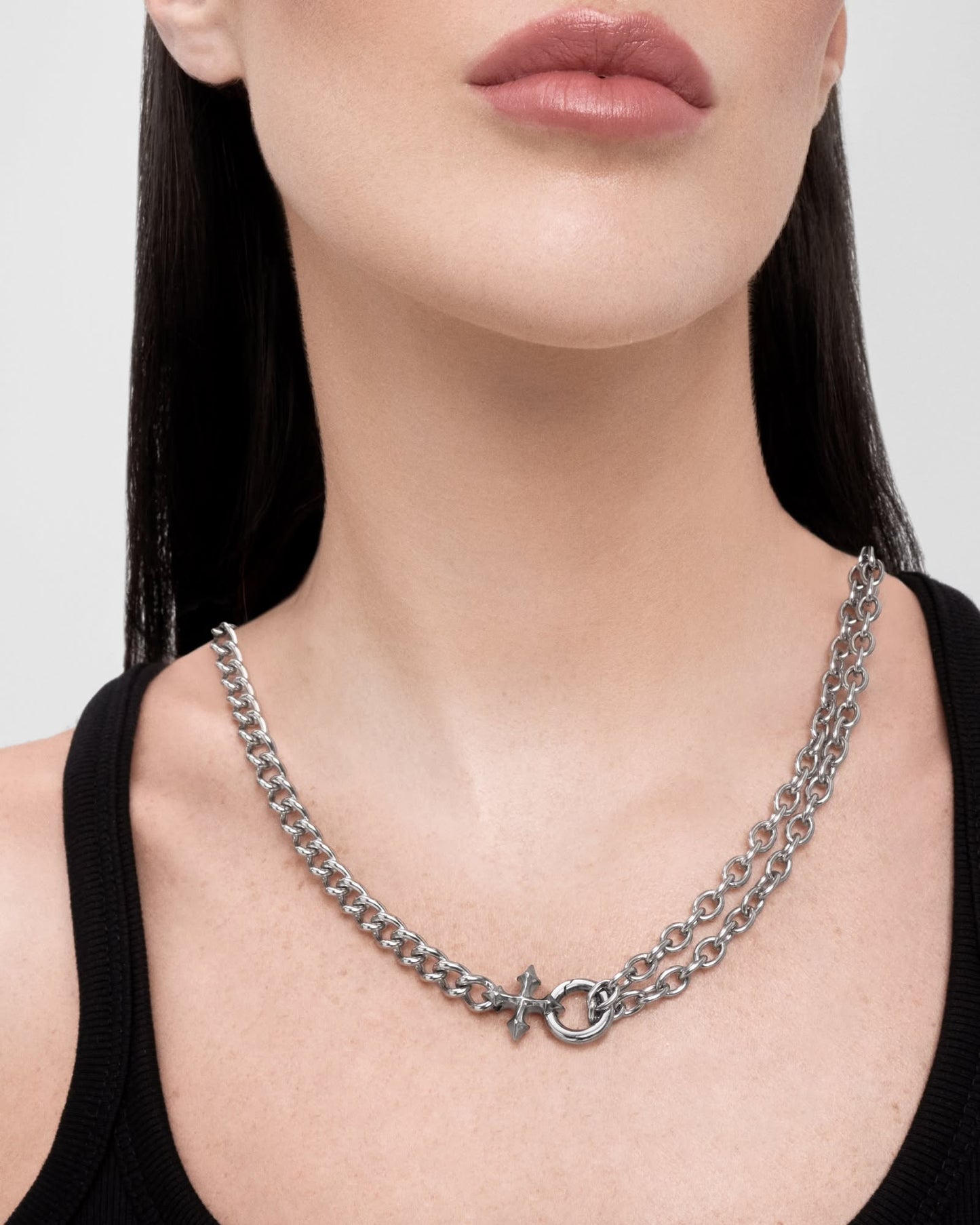 Continuum necklace-Chain Necklaces- Silver - - Ask & Embla