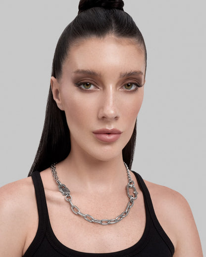 Continuum necklace-Chain Necklaces- Silver - - Ask & Embla