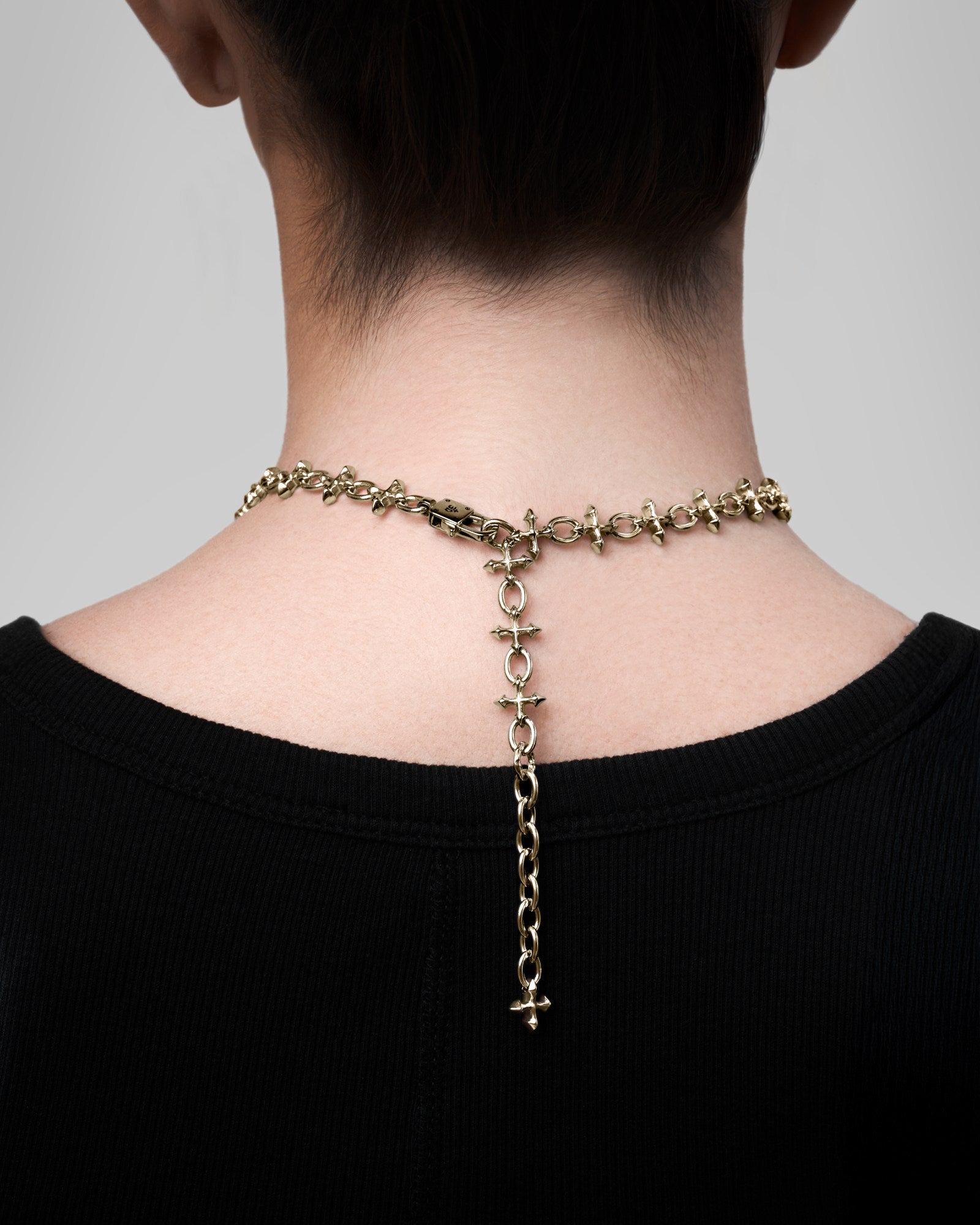 Sigil Choker Necklace-Chain Necklace- Silver - - Ask & Embla